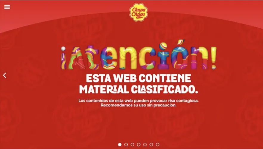 Chupa Chups — Website